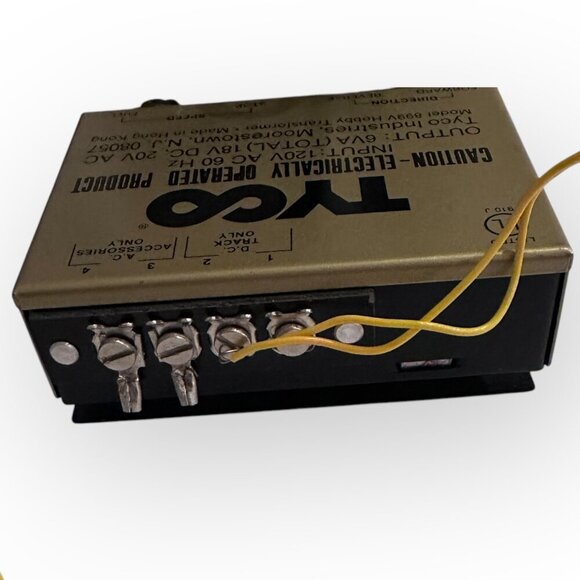 Tyco 899V Hobby Transformer 120V AC 60Hz Input 18V DC 20V AC Output - Picture 3 of 13